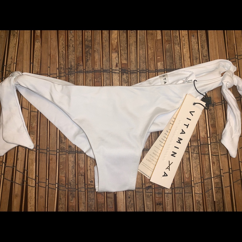 Bright White Vitamin A Bikini Bottoms 🥀